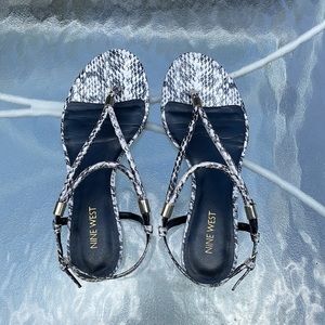 Nine West snakeskin pattern sandals